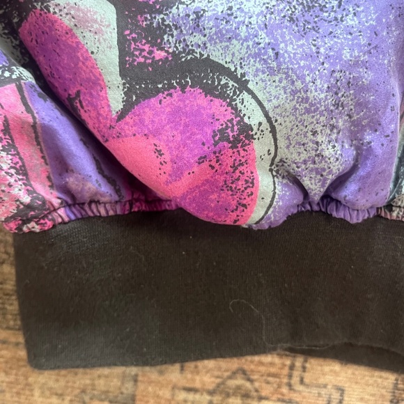 Vintage Hence Abstract Silk Bomber Jacket - Picture 3 of 16